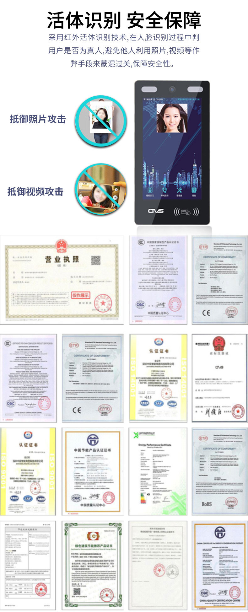 強(qiáng)大的人臉識(shí)別功能與資質(zhì)參數(shù)合集