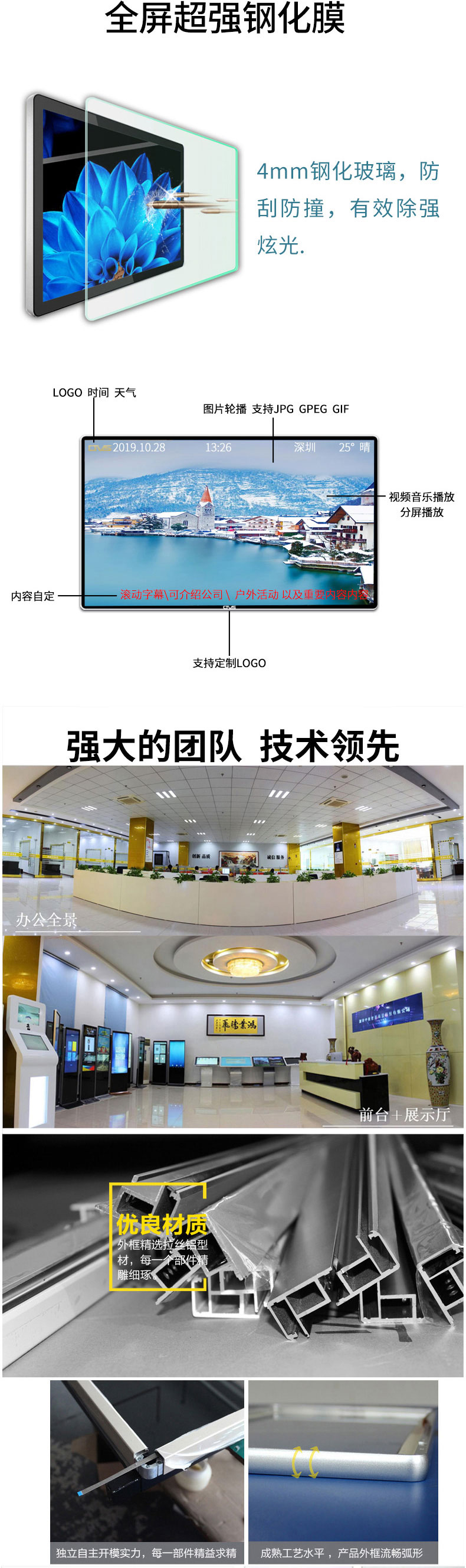 支持多種功能定制